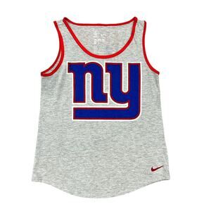 The Nike Tee New York Giants Gray Red Blue Tank Top